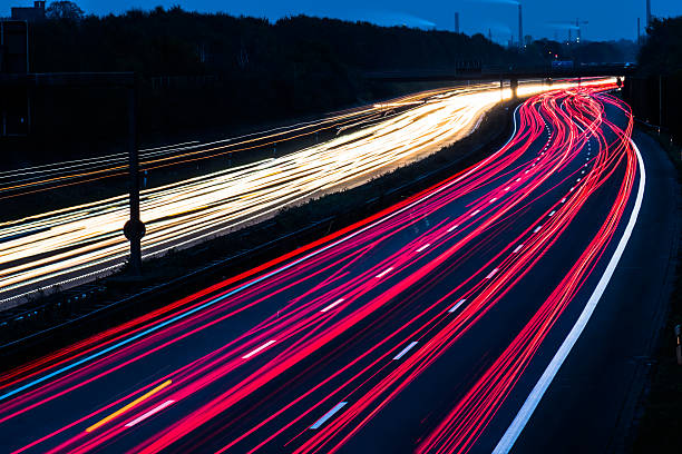 istock Motorway to Venlo long time exposure 637567706