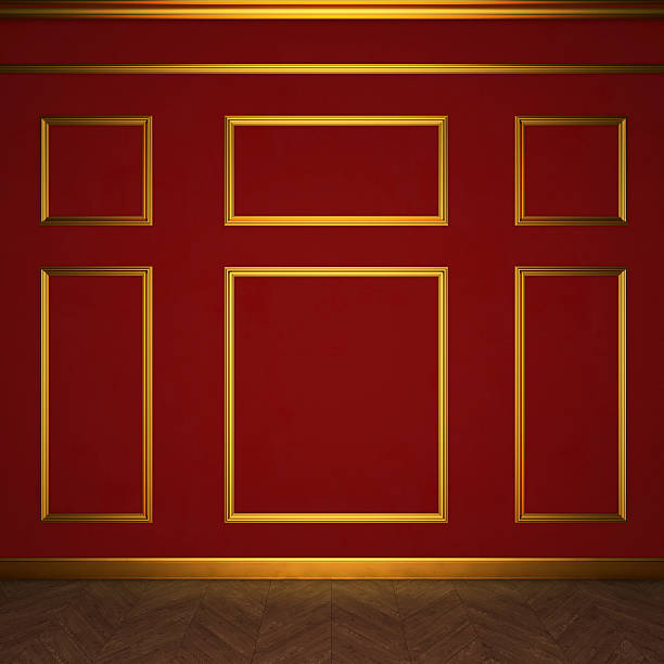 istock Classic room with stucco and parquet 637571882