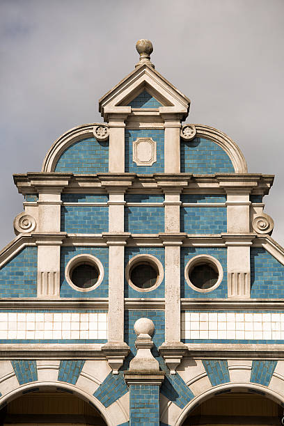 Ballarat, Australia-March 28, 2015. Ornate and detailed edifice of a historic  building in the rural country town of Ballarat, Victoria