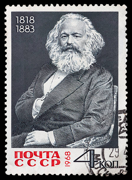 portrait Carl Marx Portrait Carl Marx marxism stock pictures, royalty-free photos & images
