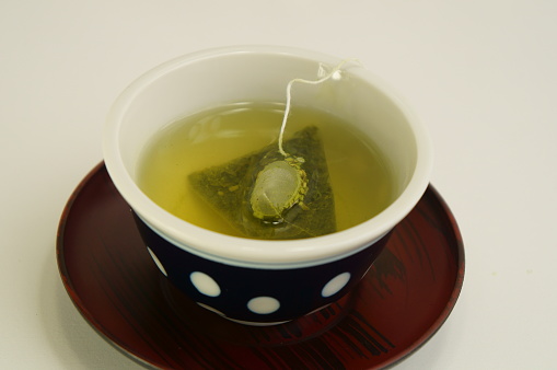 Chinese tea brewed on the tea table