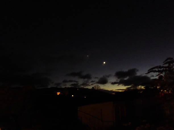 istock Moon, Venus and Mars in alignment from Sedbergh Yorkshire 637578092