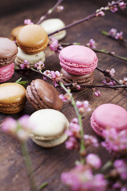 istock French sweet macaroons colorful variety 637580310