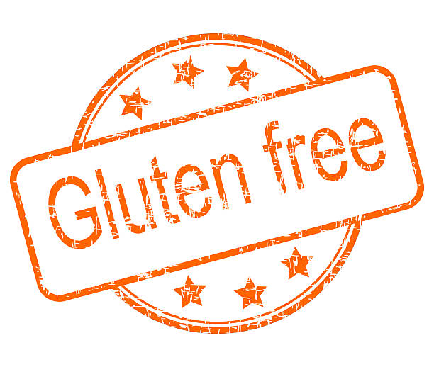 istock Gluten free rubber stamp - illustration 637583258