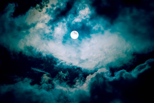 istock The moon on the dark sky 637587166