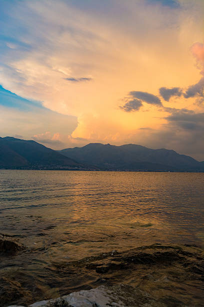 Scenic sunset over the sea, Italy