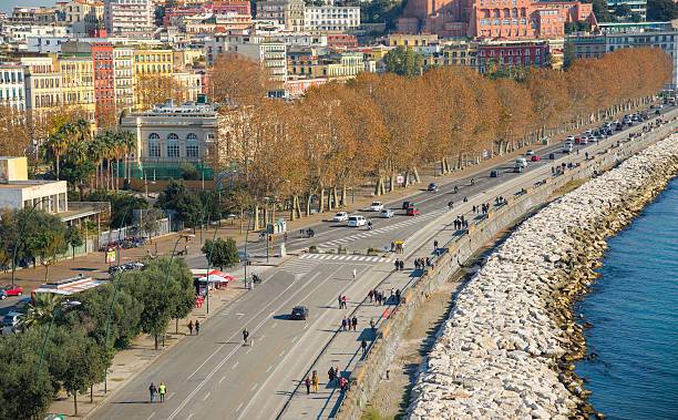 Park of torrefumo lake Miseno, Bacoli, Naples, Campania, Italy