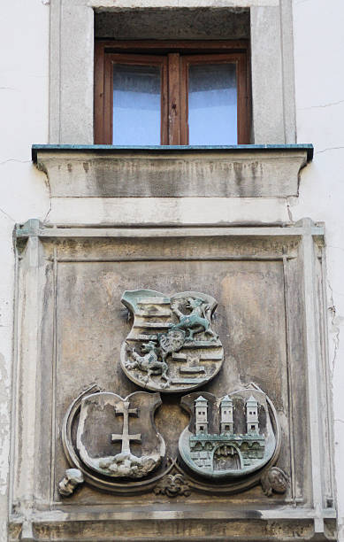 istock Architectural details from the external walls 637590338