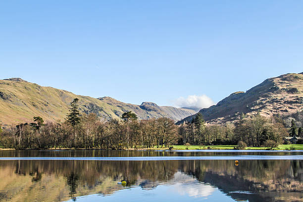 istock Mountain reflections in the brathay bay 637590406