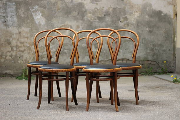 istock Antique Bentwood Viennese chair 637594068