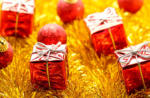 istock Set of Christmas decoration 637595786