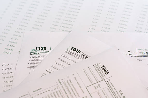 istock US tax form / taxation concept 637606792