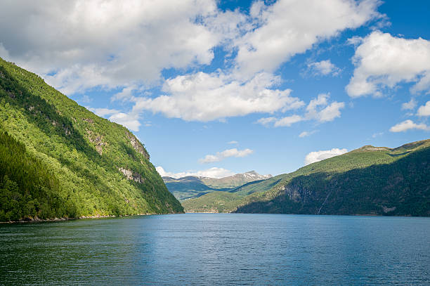 istock Ferry cruise at Norway fjord 637609646