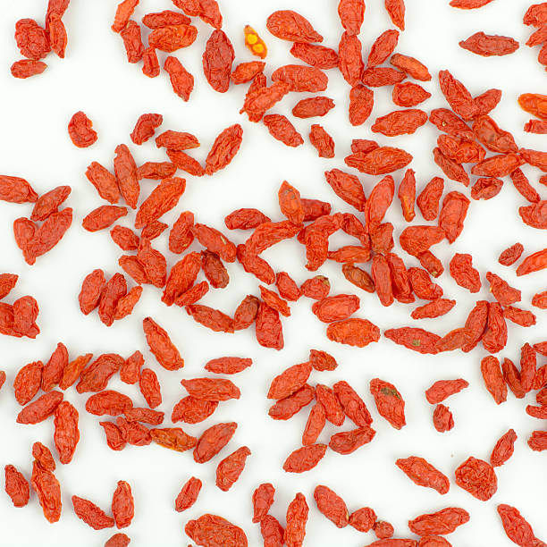 istock heap of goji berries isolated on white background 637619656
