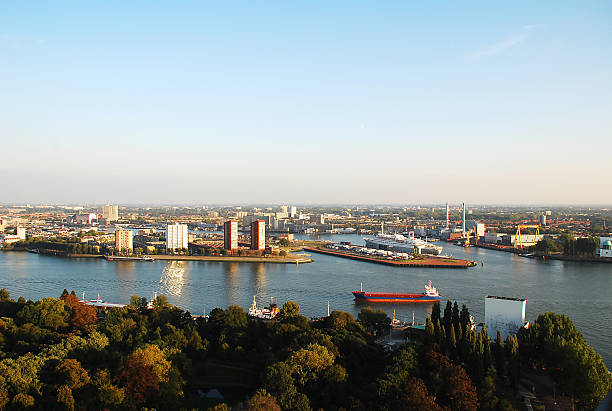 istock Panorama of Rotterdam, the Netherlands 637622356