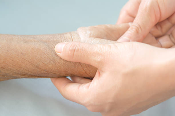 istock hospital patient hands to care 637626284