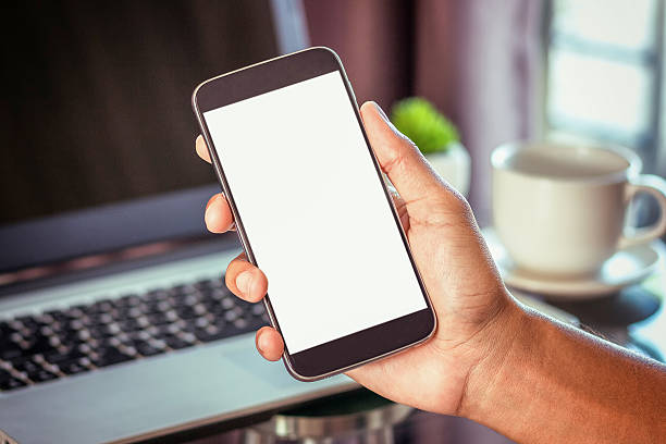 istock Close Up of woman hands using mobile phone 637629074