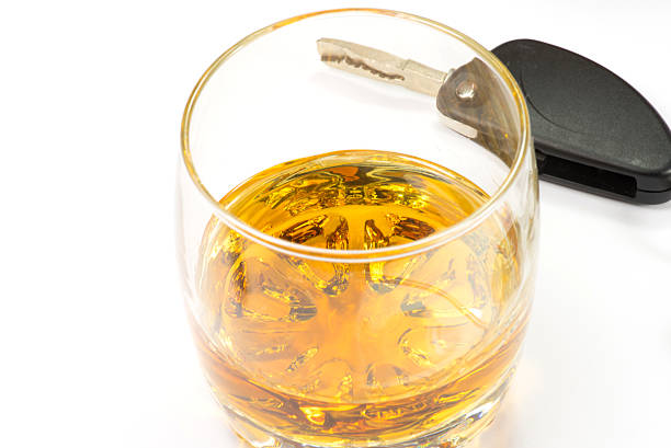 istock A glass of whiskey and a car key 637633574