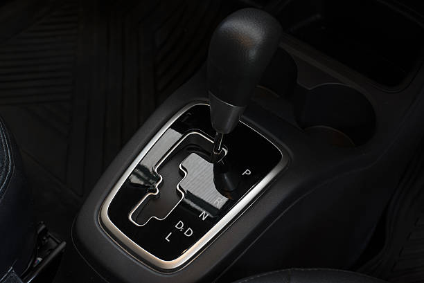 Automatic car gear stick with P R N D system Automatic car gear stick with P R N D system automatic stock pictures, royalty-free photos & images