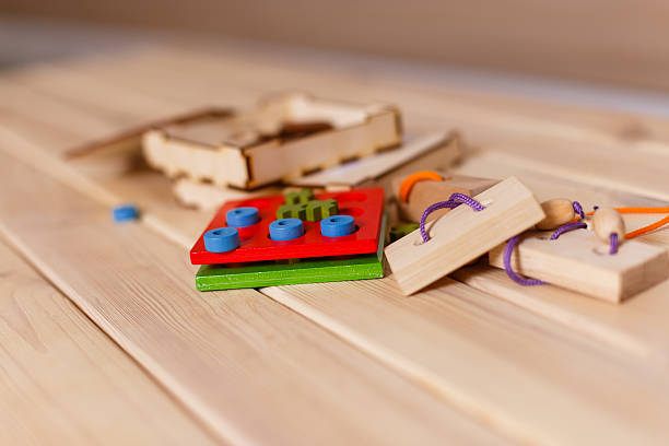 istock wooden game block abstract with bokeh 637651476