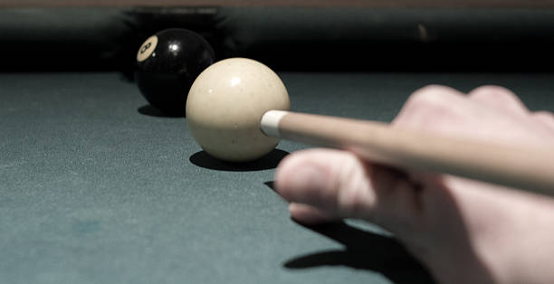 istock Close up of a billiard shot 637660810