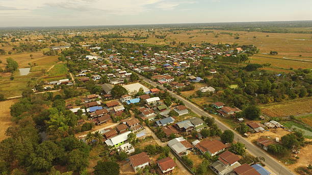 istock The small village in Thailand 637663148