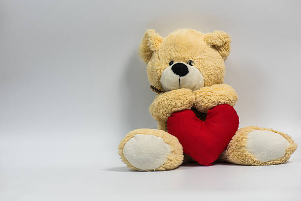heart shape teddy bear