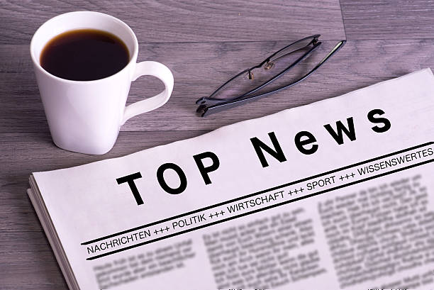 istock A newspaper and a cup of coffee 637683520