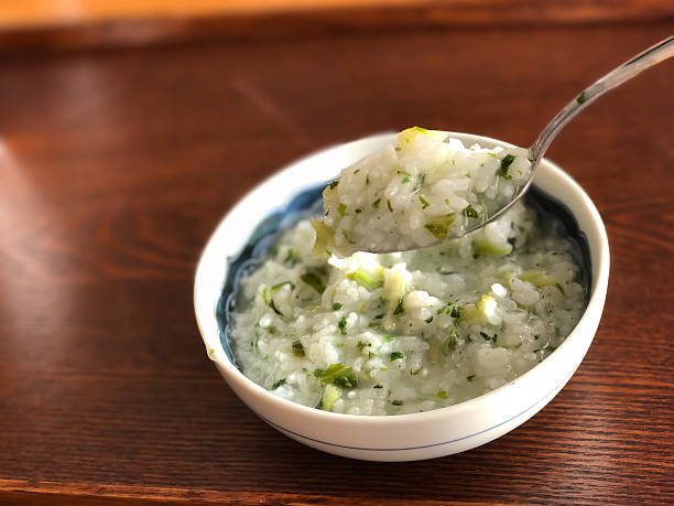 istock Gastrointestinal friendly garlic porridge(Nanakusagayu) 637683648