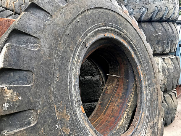 istock old truck tire stacked 637687022