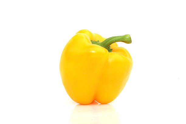 istock yellow paprika on isolated white background 637688838
