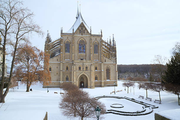 istock Saint Barbara cathedral in Kutna Hora 637689648