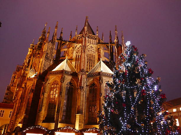 istock Beautiful Evening Christmas Market 637689760