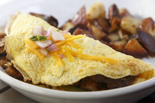 istock Sausage Omelet with Hash browns 637691828