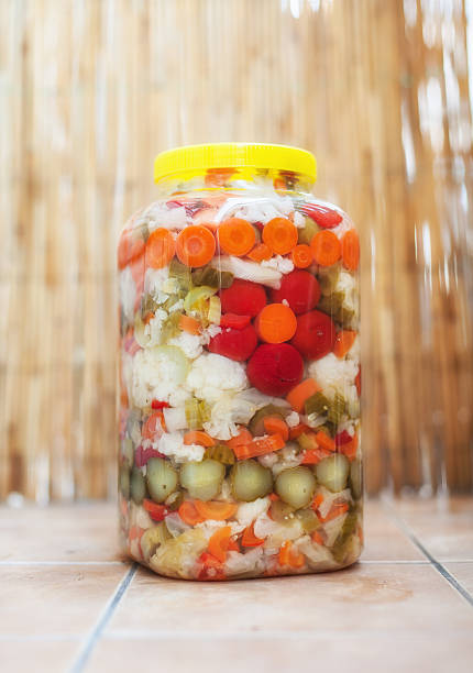 Mixed vegetable winter pickles salad