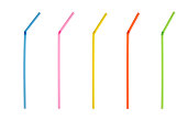 Multi colored straws