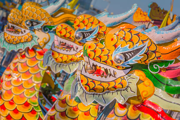 istock Dragon boat, Hue Vietnam 637700250