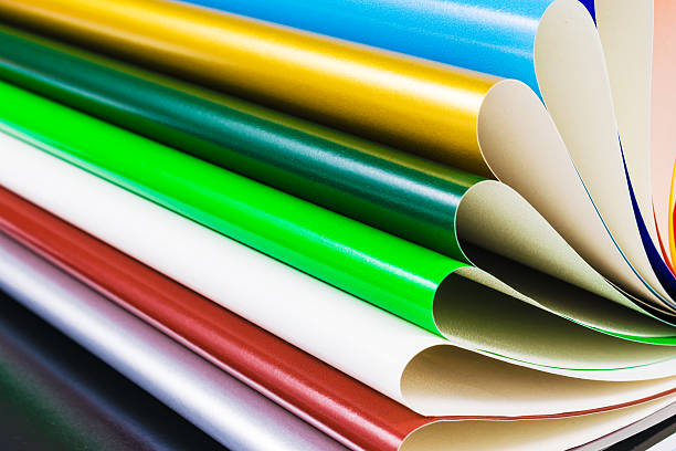 istock Colourful Paper isolated on white 637700388