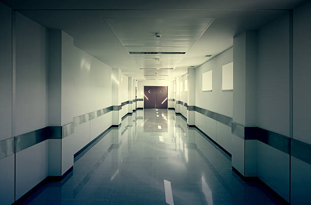 istock Hall of deep hospital 637705514