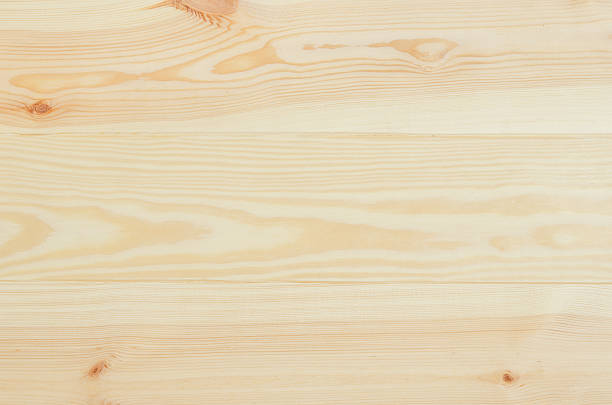 istock Fresh pine wood planks background top view 637706828