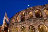 Arena of Verona at blue hour