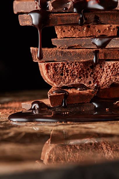 istock Heap of broken pieces chocolate 637707296