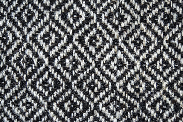 istock manual loom with lama wool hand-spun in natural colors 637710316