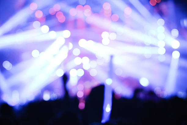 istock Blurred disco party and Concert Live 637710558