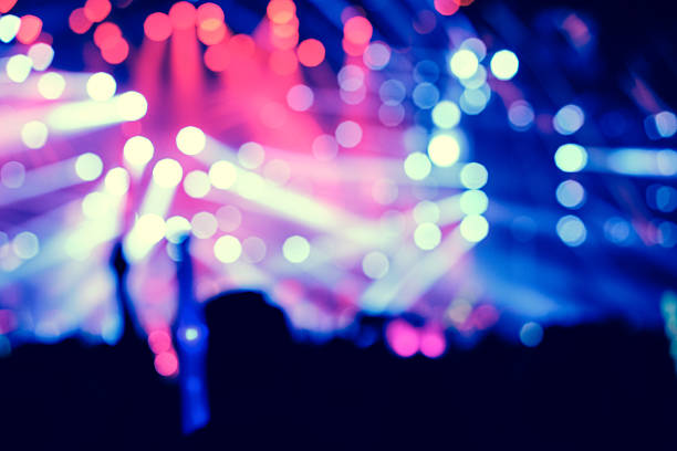 istock Blurred disco party and Concert Live 637710670