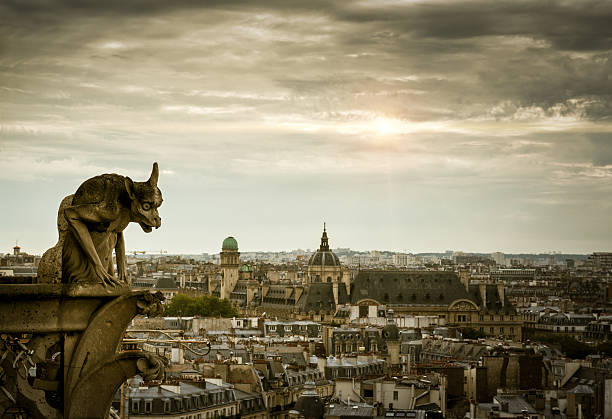 istock Gargoyle on the Cathedral of Notre Dame de Paris 637713268