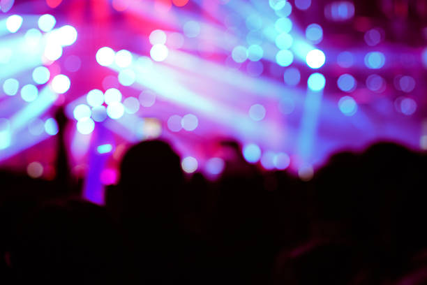 istock Blurred disco party and Concert Live 637714036