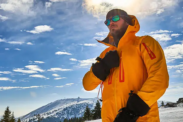 Photo of Skier in the Mountains