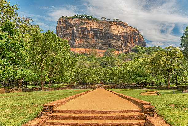 istock Sri Lanka: ancient Lion Rock fortress in Sigiriya 637715258