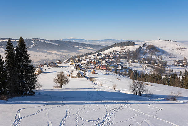 istock Winter landscape of Podhale 637716052